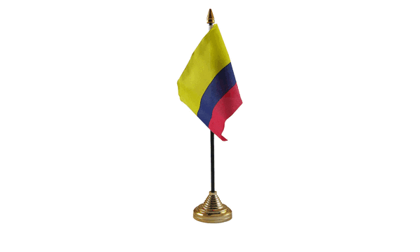 Colombia Table Flags